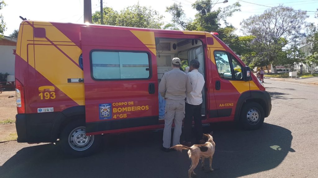 Idoso é atingido por portão no Bairro Cascavel Velho