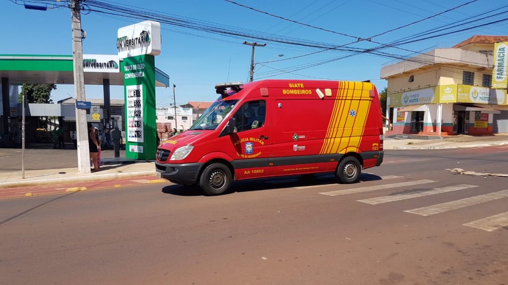 Motociclista fica ferido em colisão na Av. Tito Muffato