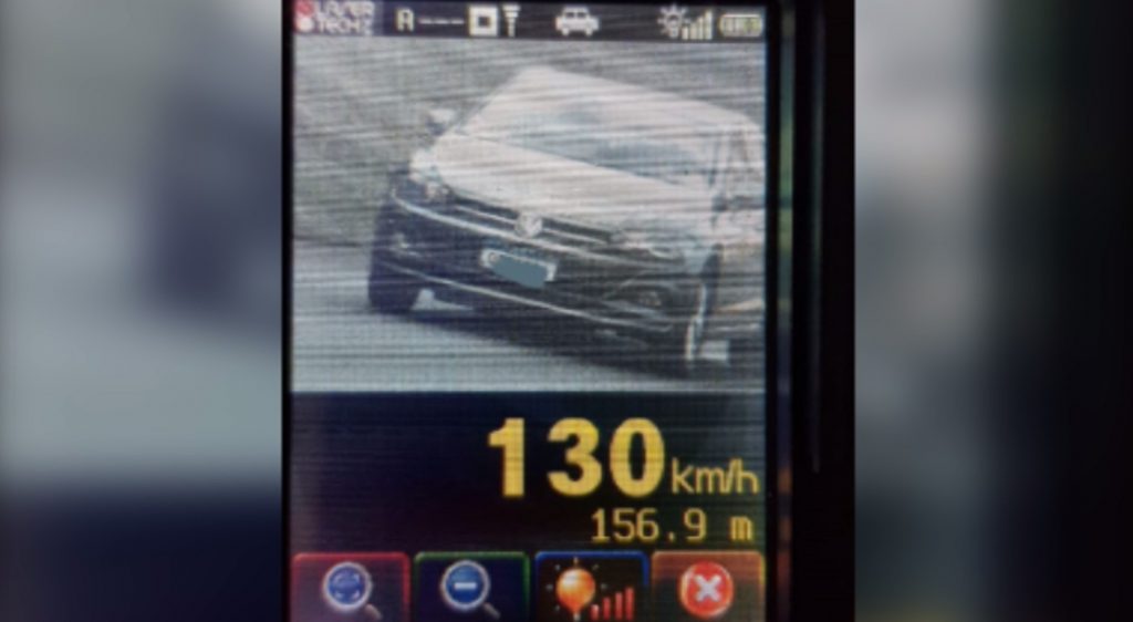Excesso de velocidade é registrado na PR-585, em Toledo