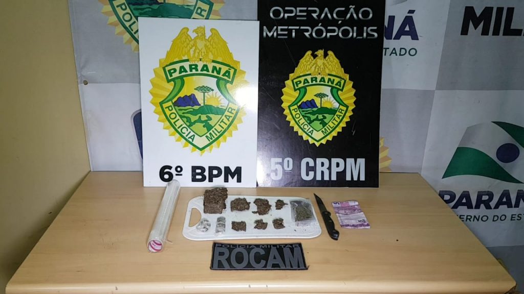 Adolescente de 16 anos é flagrado com entorpecentes no Universitário