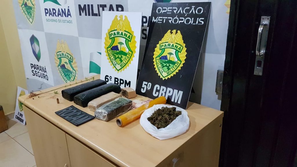 Combate ao tráfico de drogas: cinco são detidos em ação da Rocam no Jardim Montreal