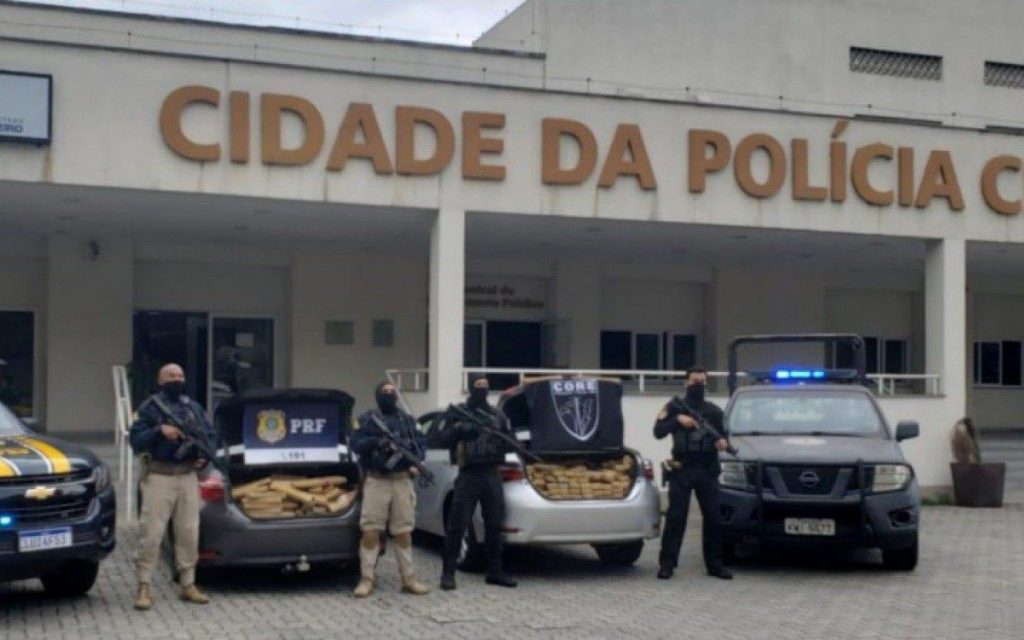 Moradores de Foz do Iguaçu são presos no Rio de Janeiro com grande carga de maconha