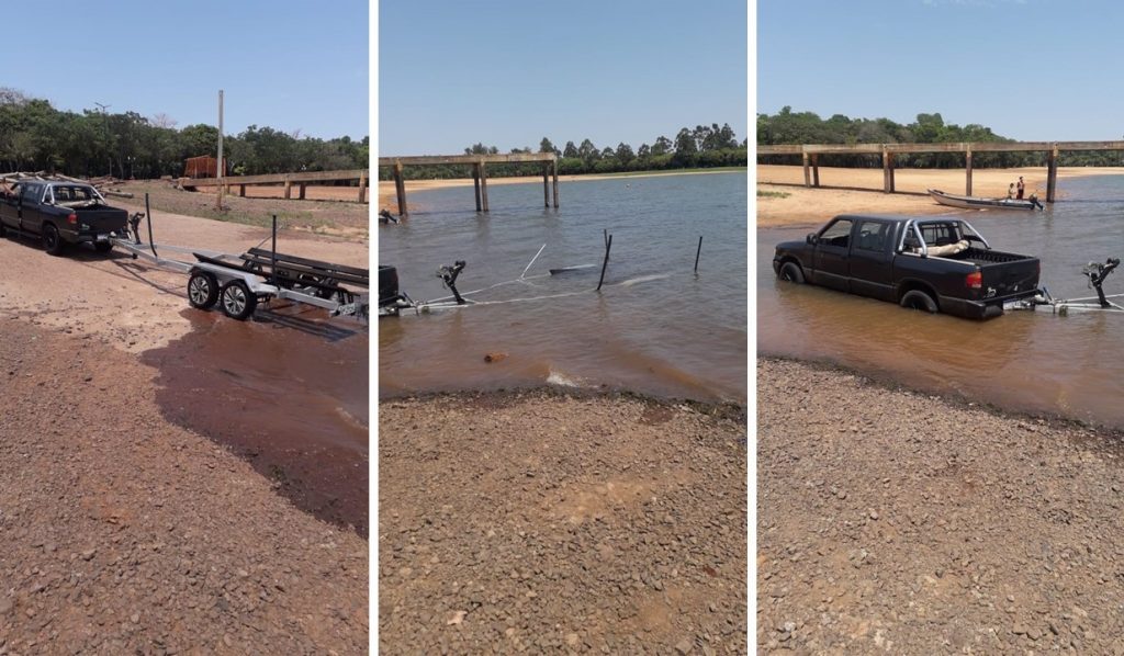 Caminhonete e reboque de lancha furtados em Cascavel são encontrados em Santa Helena