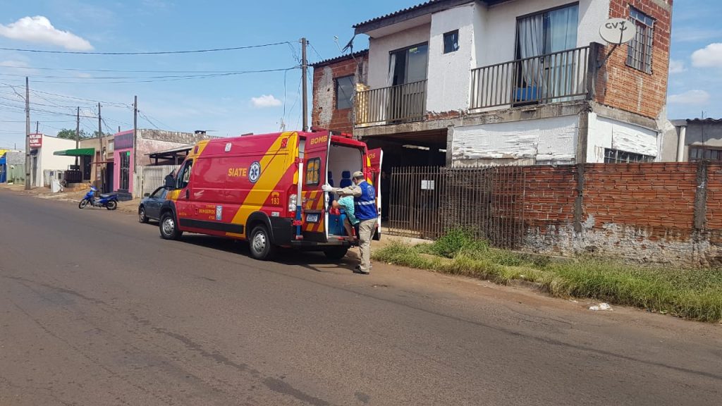 Criança cai de dois metros no Bairro Consolata
