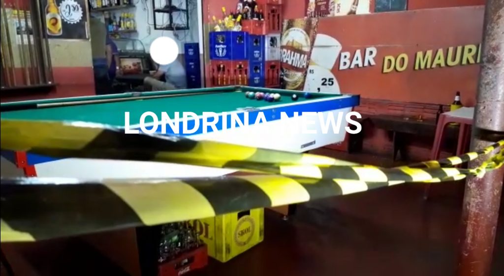 Homem é assassinado dentro de banheiro de bar em Cambé