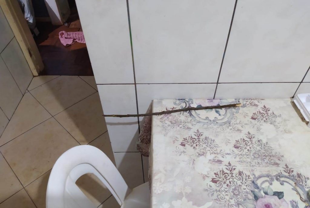 Jovem acusada de bater no rosto de crianças com vara é presa no Bairro Cancelli