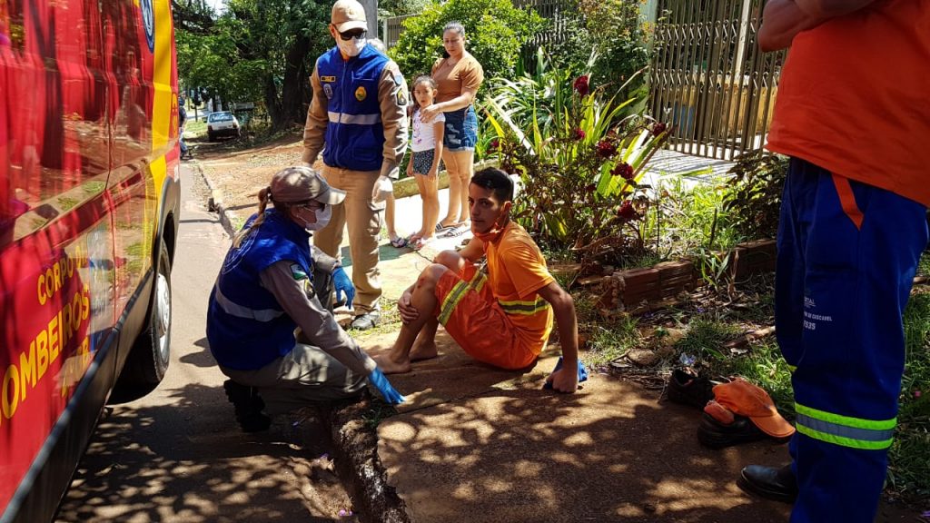 Catador de recicláveis fica ferido em atropelamento no Cascavel Velho
