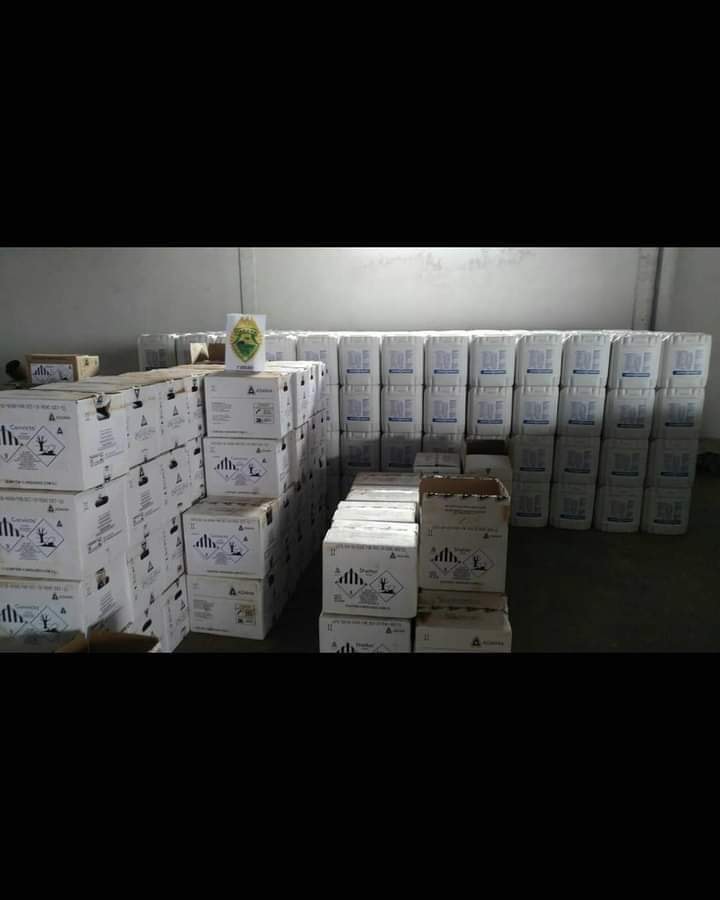 Defensivos agrícolas roubados são recuperados pela PM em Nova Esperança
