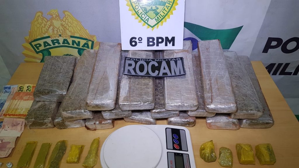 Rocam detém quatro pessoas e apreende maconha, crack, cocaína e ecstasy