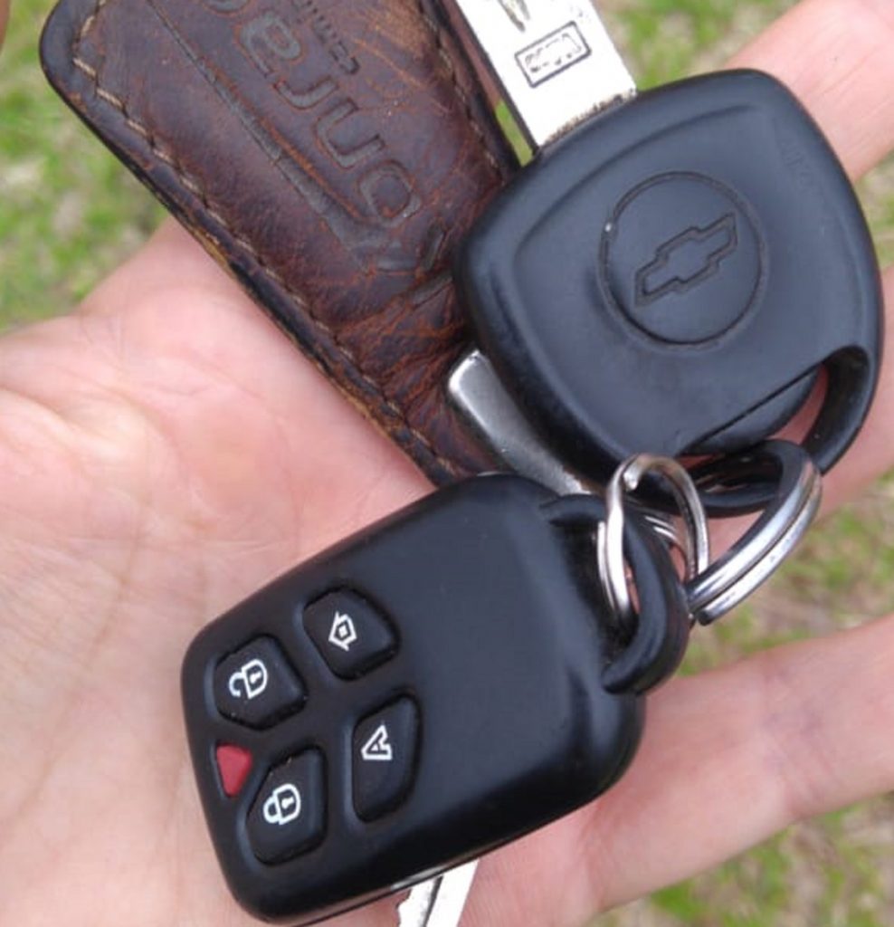 Chave de carro foi encontrada