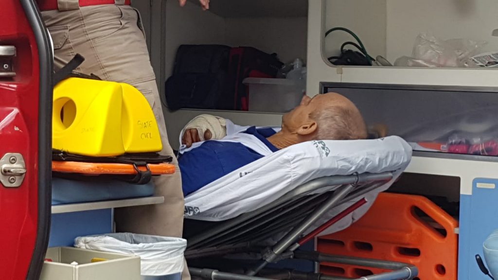 Em acidente com makita, homem de 52 anos fica ferido e é socorrido Em acidente com makita, homem de 52 anos fica ferido e é socorrido