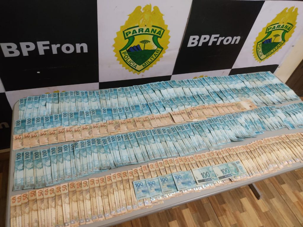 BPFron encaminha mais de R$ 20 mil em espécie que estava com adolescente em Lago de Itaipu
