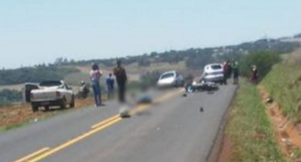 Grave acidente de trânsito deixa uma vítima fatal na PR-474, em Anahy