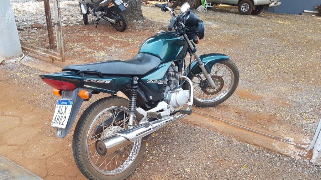 Moto furtada em Lindoeste é localizada em ação da Polícia Militar