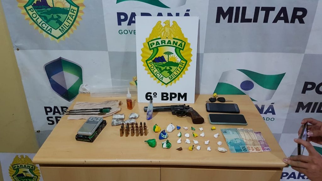 Três são detidos em ação da PM contra o tráfico de drogas em Santa Tereza do Oeste