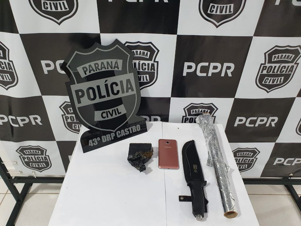 PCPR prende suspeito por tráfico de drogas em Castro
