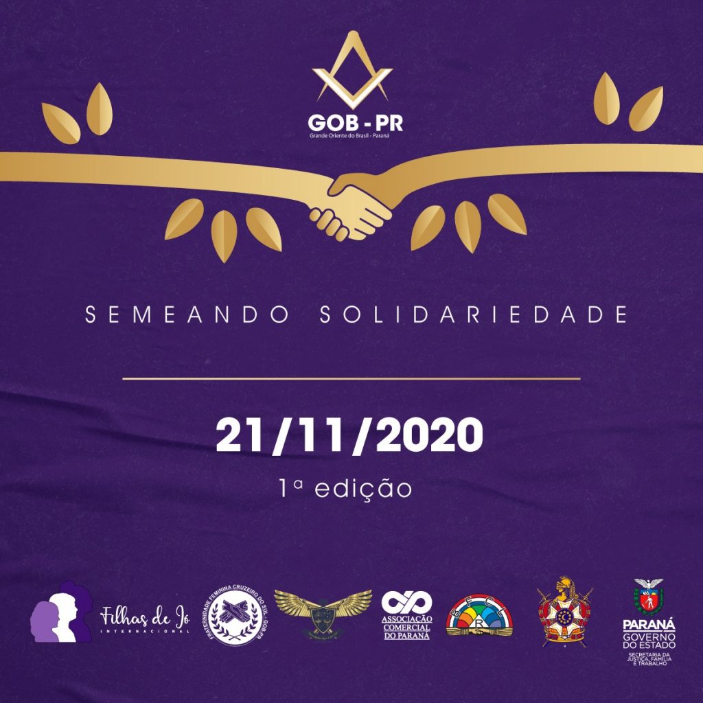 Semeando Solidariedade: Maçonaria faz ação para arrecadar donativos
