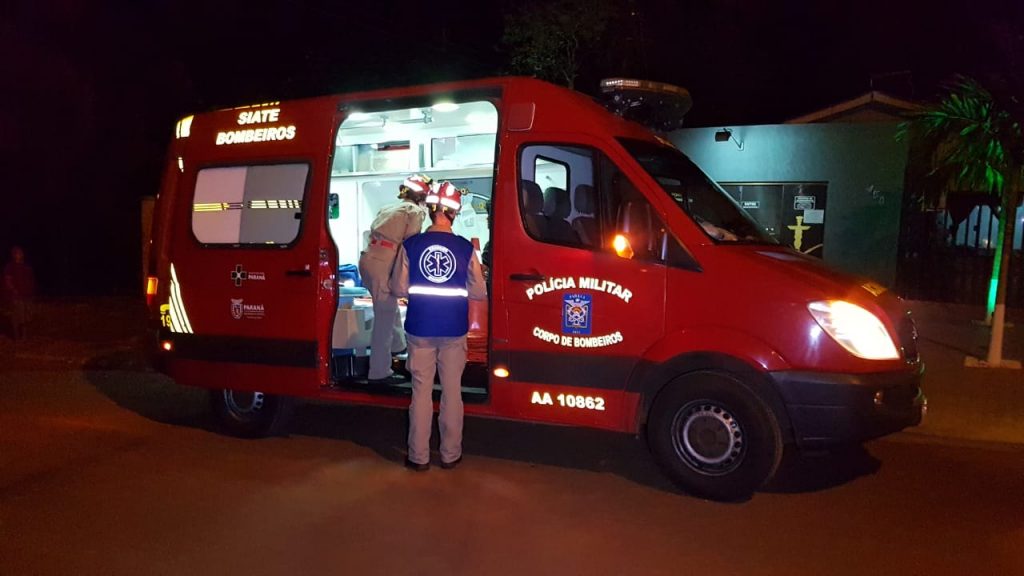 Motociclista é atingido por carro no Bairro Santos Dumont