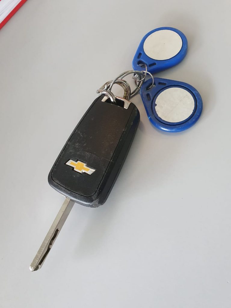 Chave de carro Chevrolet foi encontrada