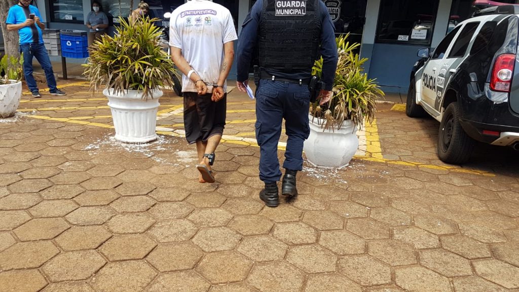 Acusado de violência doméstica é detido pela GM no Jardim Melissa