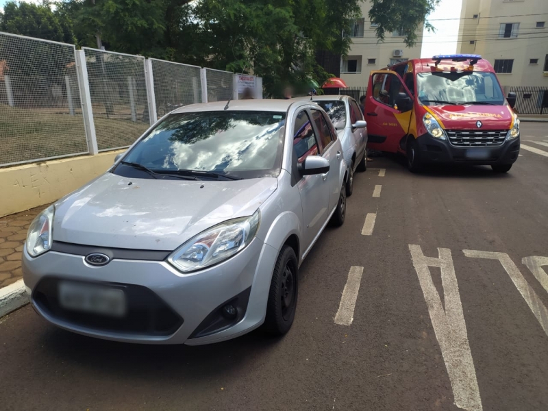 Motociclista fica ferida em acidente na Vila Industrial