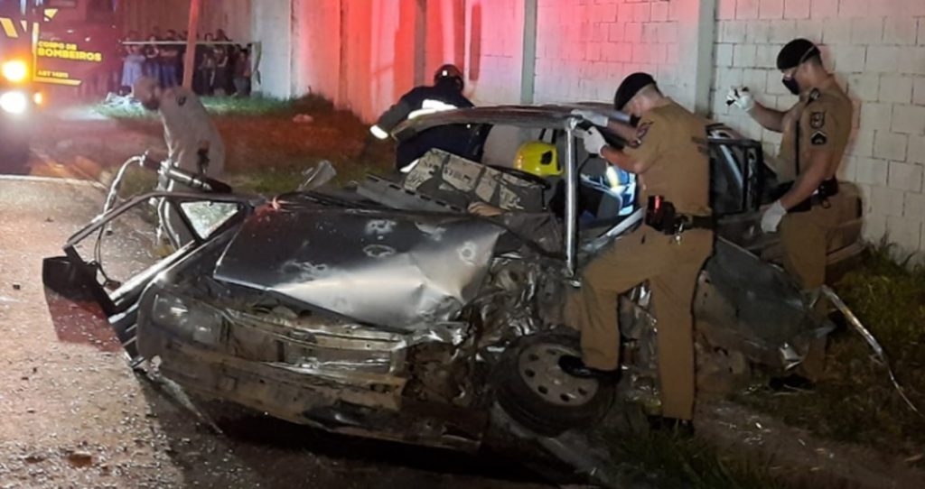 Homem morre em acidente de trânsito no Contorno Leste, em Ponta Grossa