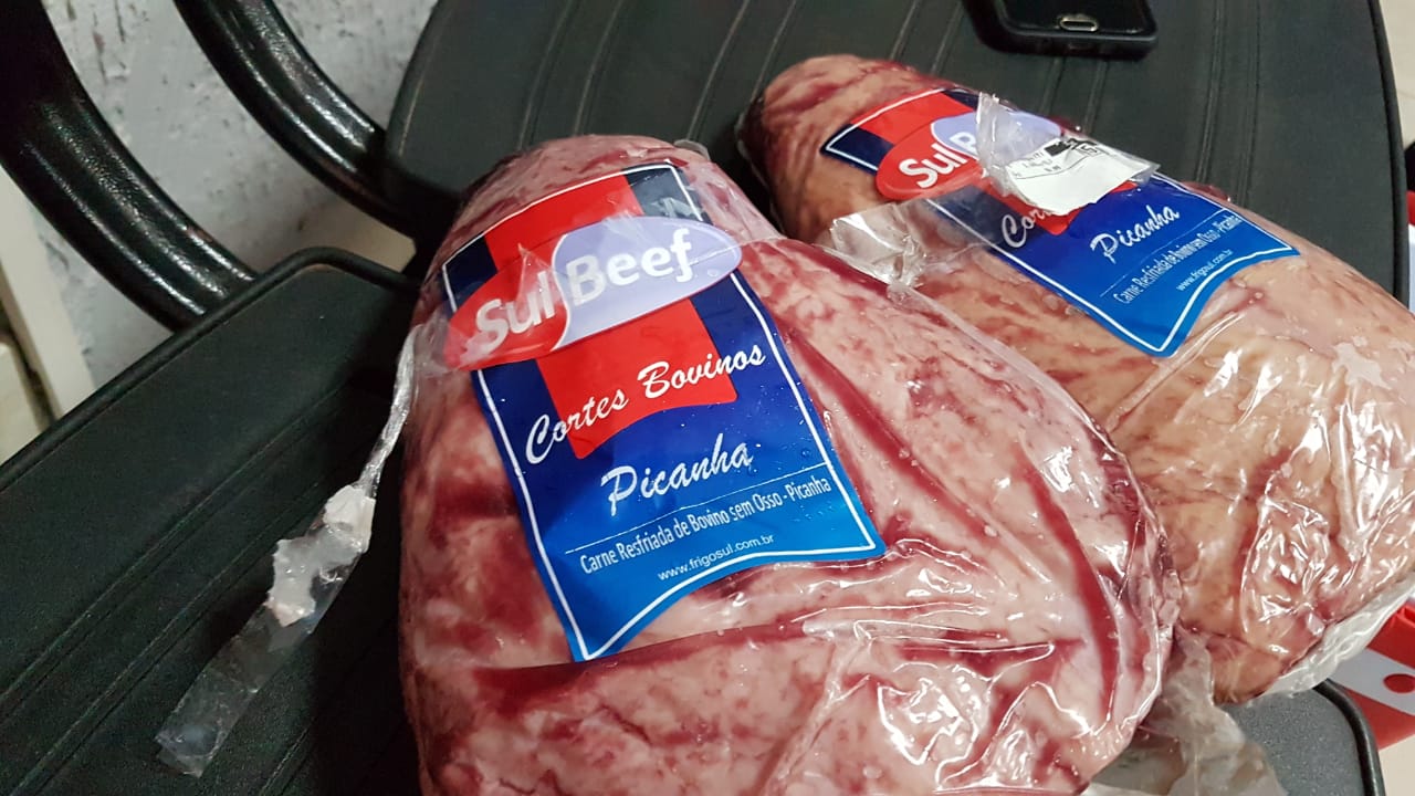 Acusado de furtar peças de picanha, jovem de 26 anos é detido pela GM Imagem referente a Acusado de furtar peças de picanha, jovem de 26 anos é detido pela GM