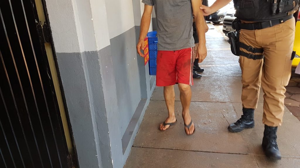 Homem ameaça ex-sogra e é preso pela Polícia Militar, em Rio do Salto