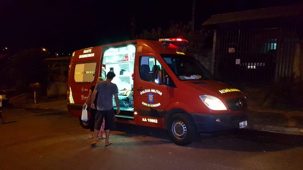 Siate atende motociclista no Bairro Santa Cruz