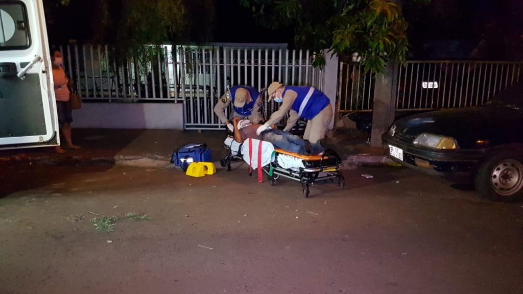 Siate atende homem de 56 anos, vítima de agressão, no Bairro Interlagos