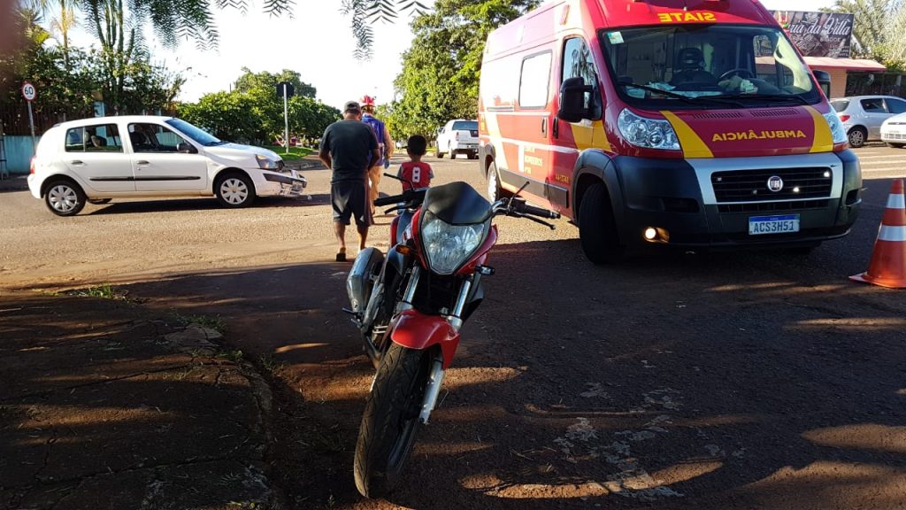 Motociclista fica ferido em acidente com carro no Morumbi