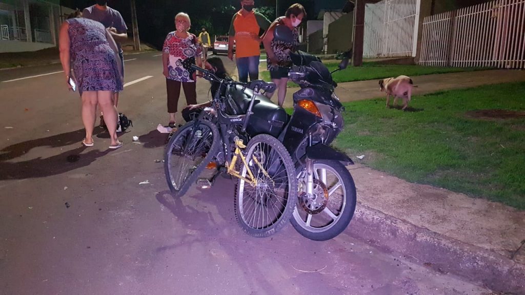 Siate atende vítimas de colisão entre motoneta e bicicleta no Bairro Cancelli