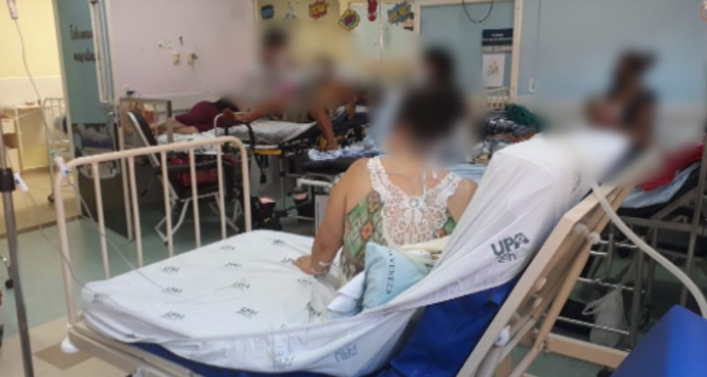 Com medo de que a sogra seja infectada com a Covid-19 na UPA Veneza, genro faz reclamação