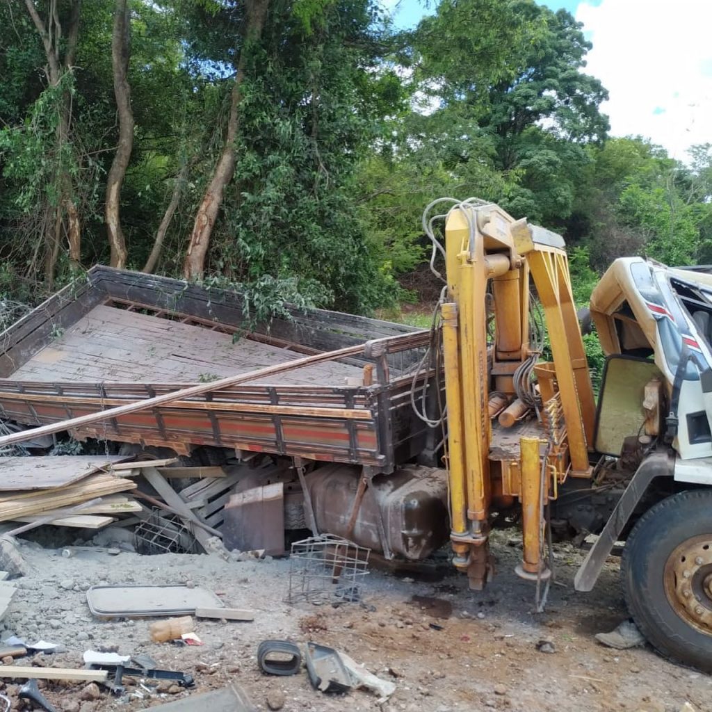 Homem fica gravemente ferido após acidente no interior de Marechal Cândido Rondon