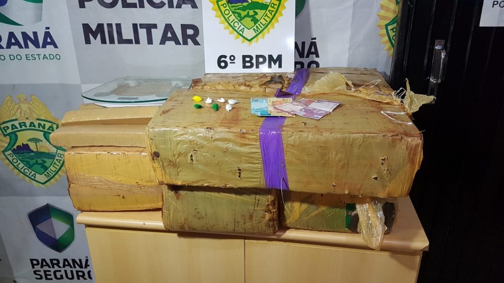 Grande quantidade de maconha é apreendida pelo 5º CRPM e UPS Norte no Brasmadeira