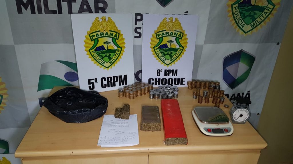 Choque detém homem de 68 anos e faz apreensão de drogas no Julieta Bueno