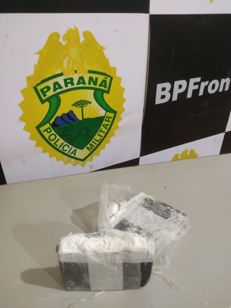 BPFron apreende mais de meio quilo de cocaína durante ações da Operação Hórus em Guaíra