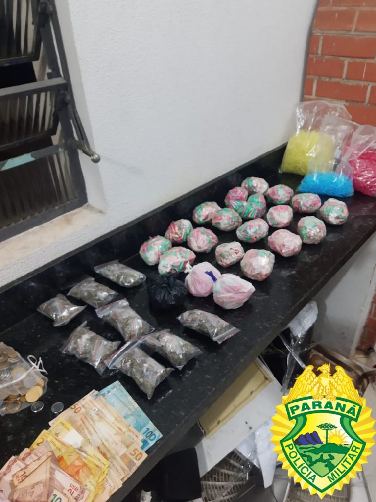 ROTAM apreende cocaína e maconha durante a Operação Pronta Resposta, em Londrina