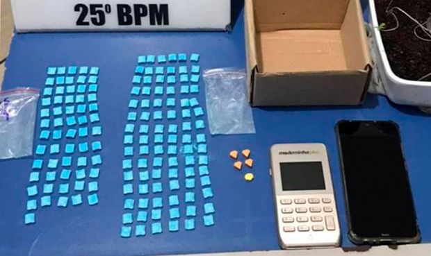 PM prende casal que realizava tráfico delivery de ecstasy em Umuarama