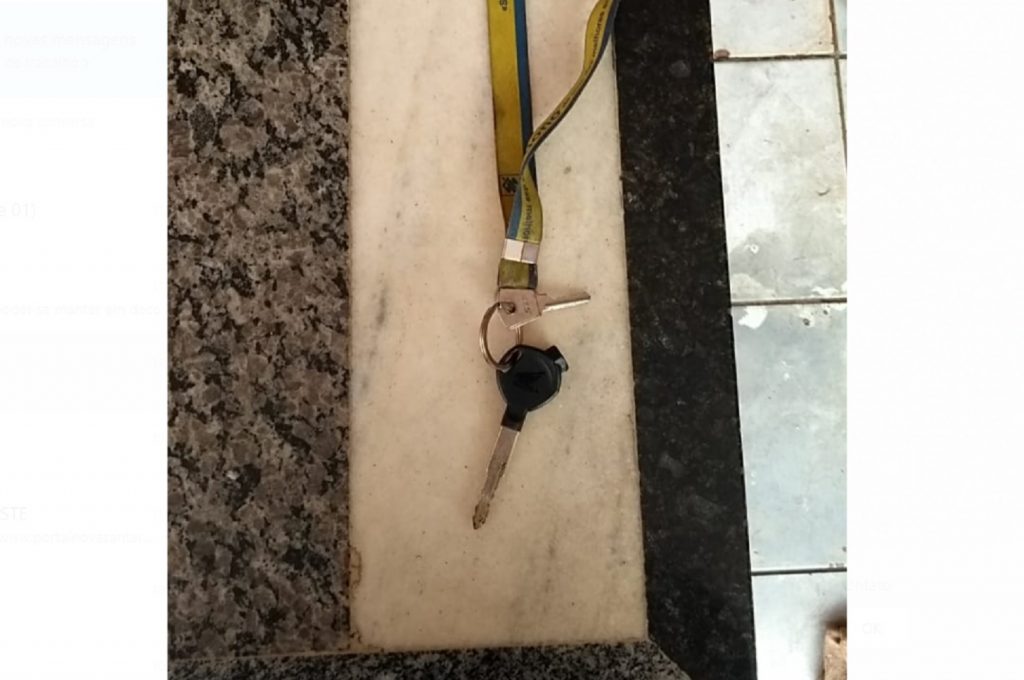 Chave de motocicleta foi encontrada na Rua Rio da Paz