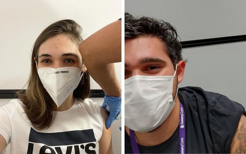 Casal de jovens são os primeiros apucaranenses a receber vacina contra a Covid-19