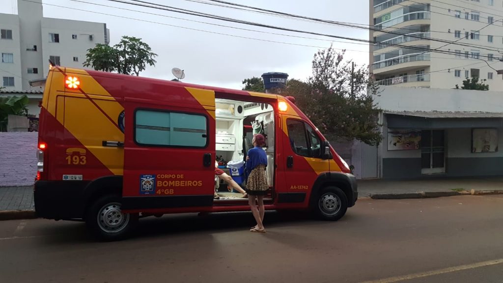 Siate atende pessoa ferida em queda do mesmo nível no Bairro Cancelli