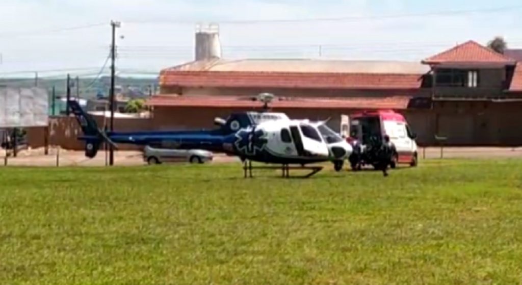 Bebê com desconforto respiratório é transferido de Formosa do Oeste a Cascavel