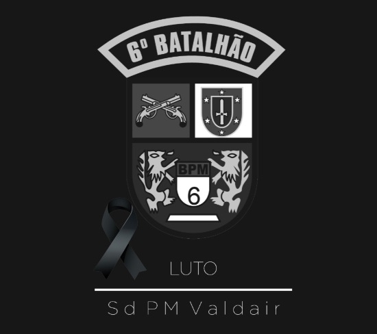 Soldado Valdair é homenageado pelos irmãos de farda do 6º Batalhão da PM