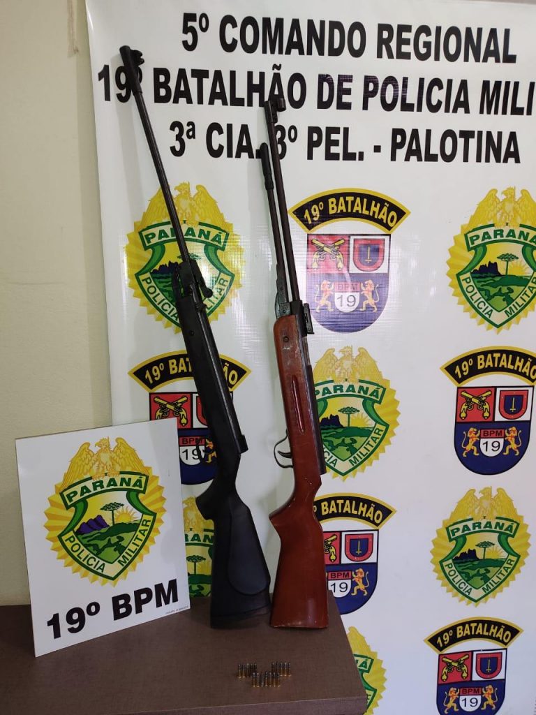 Palotinense agride a esposa e é preso também por porte ilegal de armas