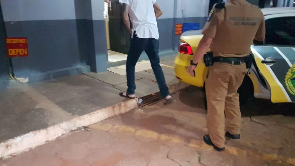 Acusado de ameaçar a esposa é detido pela Polícia Militar no Jardim Veneza