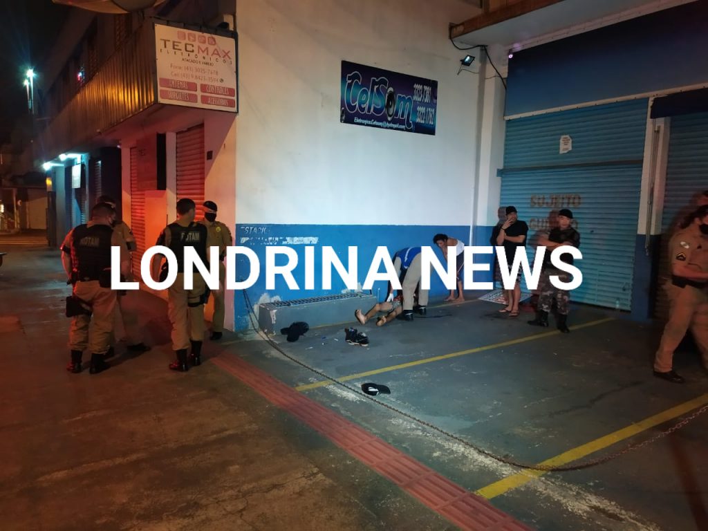 Homem é vítima de tentativa de homicídio em Londrina