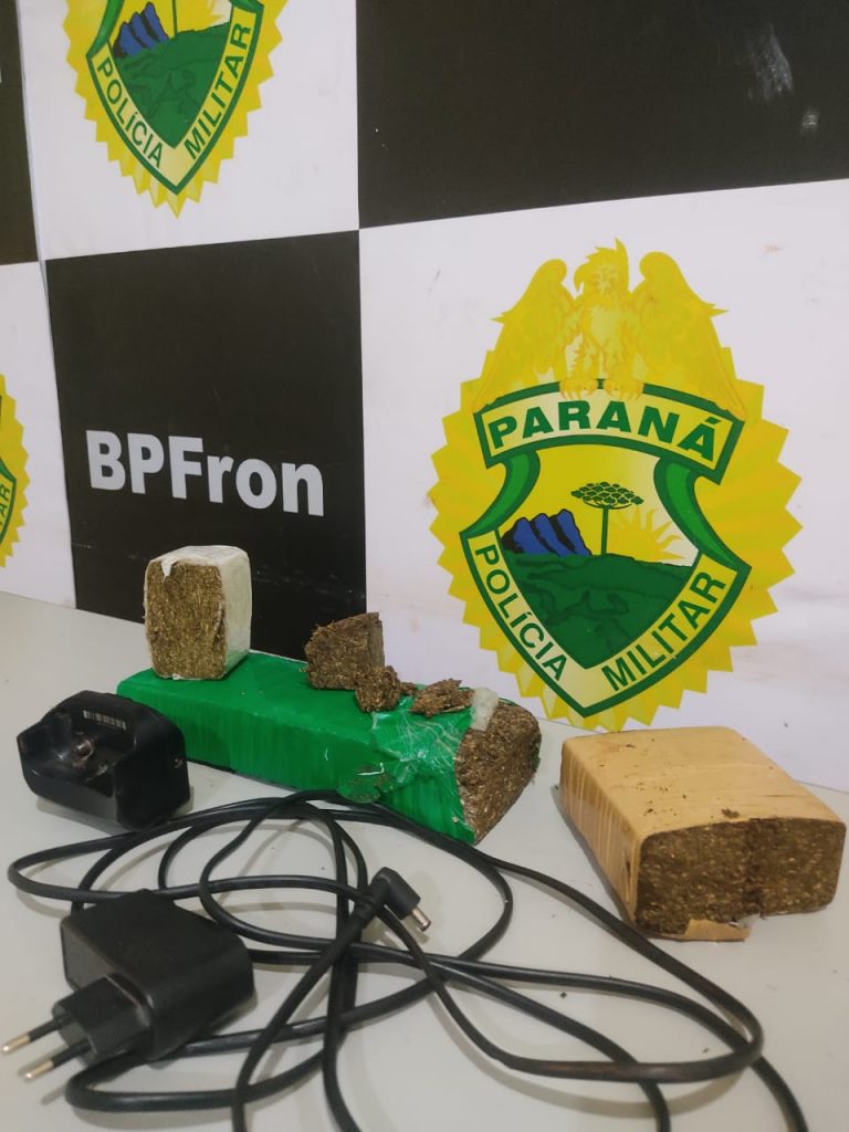 BPfron apreende maconha em Guaíra durante Operação Hórus