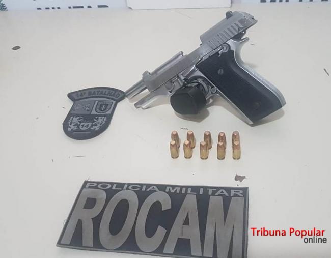 Polícia Militar do Distrito Federal - Tor Apreende pistola 380 na