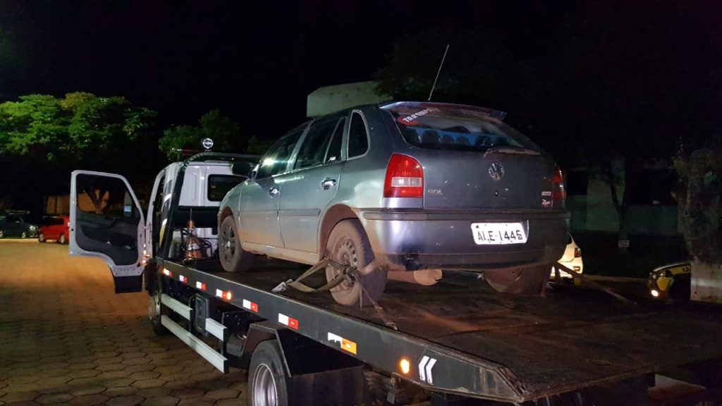 PM recupera veículo furtado em Três Barras e conduz suspeito à Delegacia de Cascavel